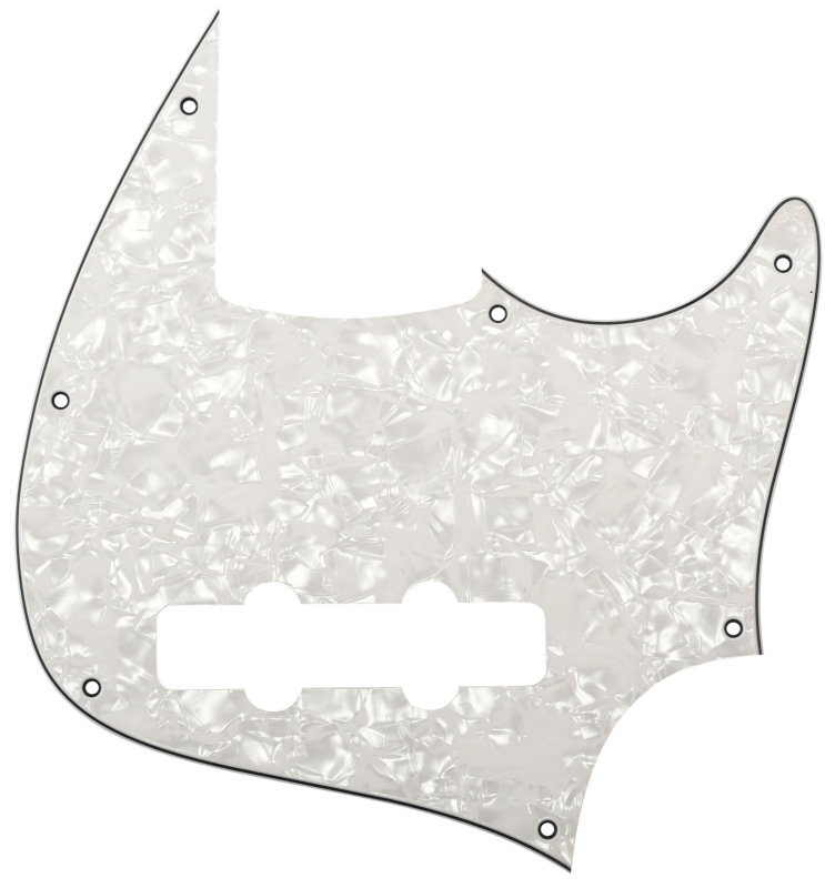 Sandberg California II TT5 & TM5 Pickguard, Whitepearl